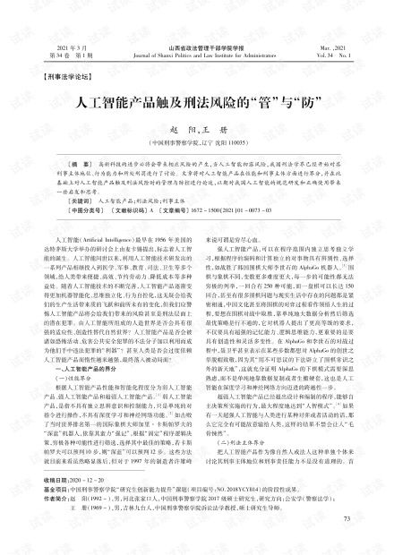 人工智能產(chǎn)品觸及刑法風險的管與防 法律框架與技術路徑探析